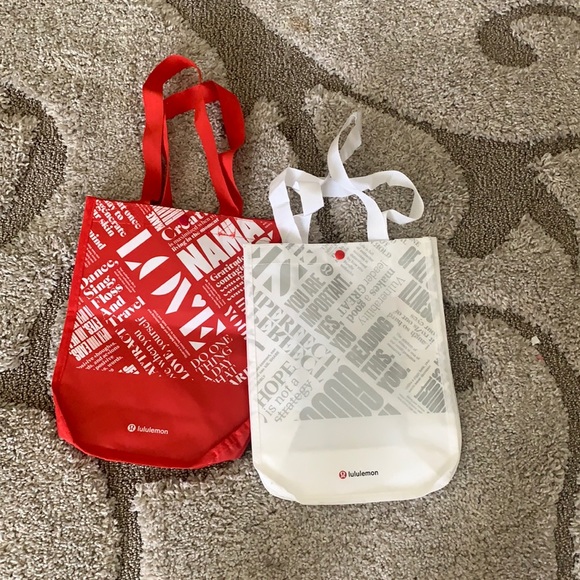 lululemon athletica Handbags - Lululemon Love / Stress Reusable Shopping Tote